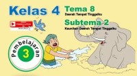 Image of Tematik Kelas 4 Tema 8 Subtema 2 Pembelajaran 3
