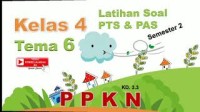 Image of PPKN Kelas 4 Tema 6 - Latihan Soal PTS dan PAS Semester 2