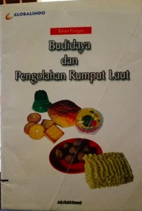Image of Budidaya dan Pengolahan Rumput Laut