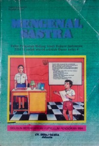 Image of Mengenal Sastra(4)